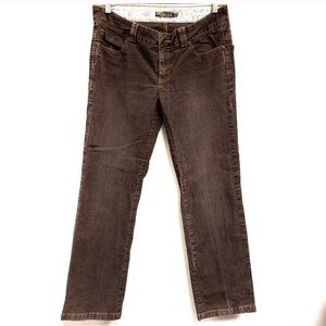 Prana corduroy size 8